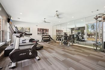 Modern fitness center 